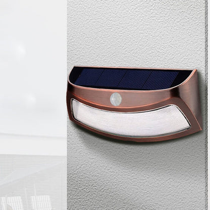 Alder Solar Motion Wall Light, Black or Rose Gold IP65 Waterproof Solar Motion Sensor Light for Gate, Shed & Garage
