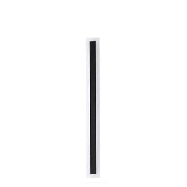 Calder Slim Column Wall Light, Tall Black IP65 Waterproof LED Outdoor Sconce for Front Door, Garage & Entryway