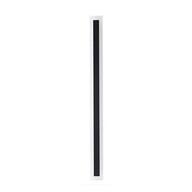 Calder Slim Column Wall Light, Tall Black IP65 Waterproof LED Outdoor Sconce for Front Door, Garage & Entryway