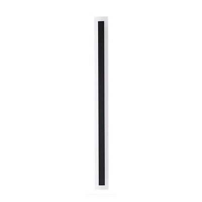 Calder Slim Column Wall Light, Tall Black IP65 Waterproof LED Outdoor Sconce for Front Door, Garage & Entryway