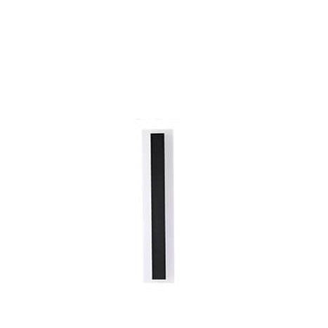 Calder Slim Column Wall Light, Tall Black IP65 Waterproof LED Outdoor Sconce for Front Door, Garage & Entryway