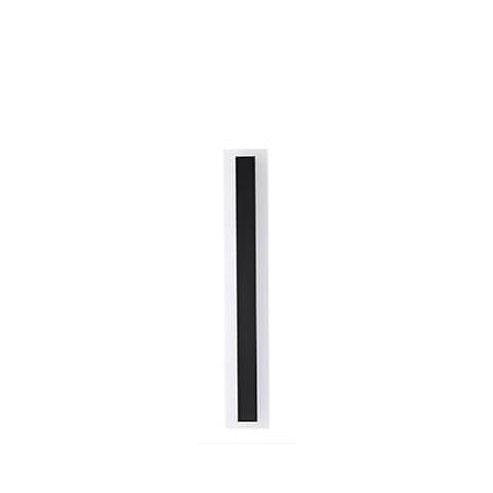 Calder Slim Column Wall Light, Tall Black IP65 Waterproof LED Outdoor Sconce for Front Door, Garage & Entryway