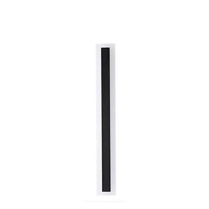 Calder Slim Column Wall Light, Tall Black IP65 Waterproof LED Outdoor Sconce for Front Door, Garage & Entryway