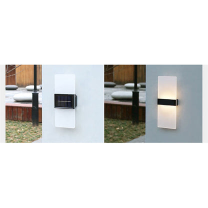 Hollis Solar Accent Light, White IP65 Waterproof Wireless Solar Fence Light for Garden Wall & Shed