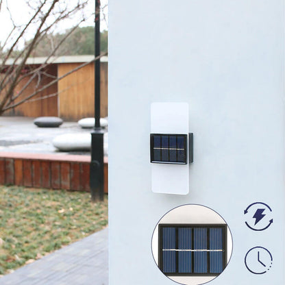 Hollis Solar Accent Light, White IP65 Waterproof Wireless Solar Fence Light for Garden Wall & Shed