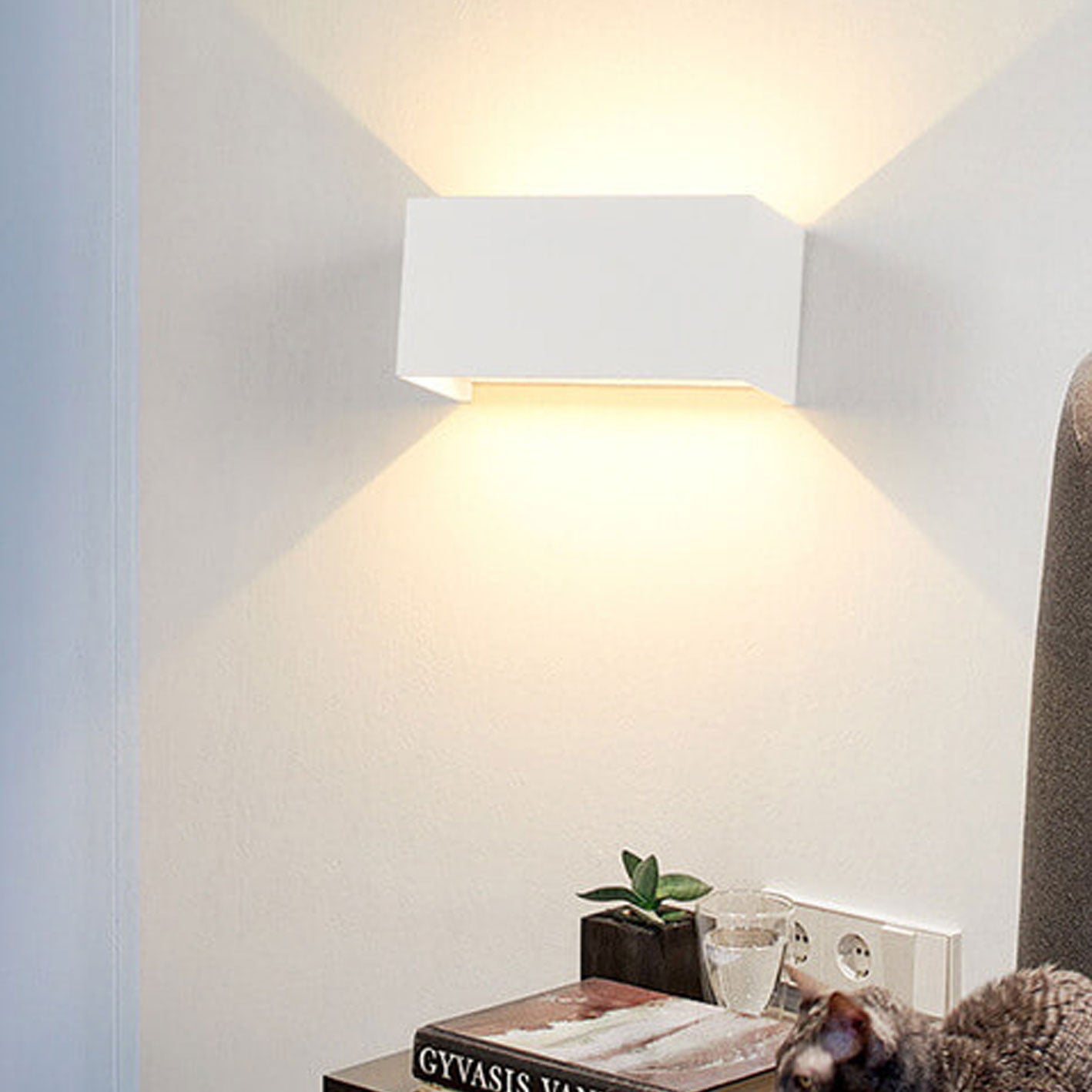 Wexford Up Down Wall Light, Black IP65 Waterproof LED Outdoor Wall Sconce for Front Door, Driveway & Garage