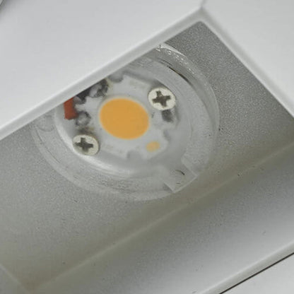Bramley Cube Wall Sconce, Black White IP65 Waterproof LED Up Down Outdoor Light for Back Door, Garage & Side Passage