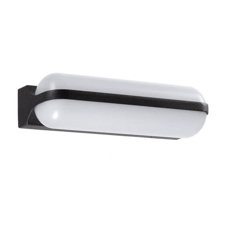 Ellery Ring Wall Sconce, Retro Black IP65 Waterproof LED Up Down Outdoor Light for Porch & Brick Wall