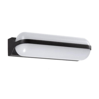 Ellery Ring Wall Sconce, Retro Black IP65 Waterproof LED Up Down Outdoor Light for Porch & Brick Wall