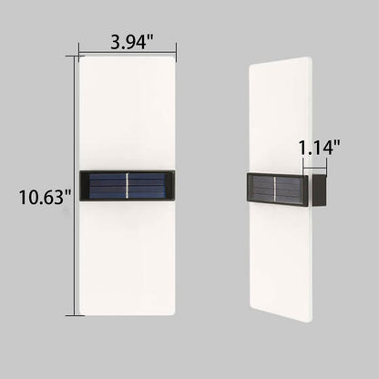 Hollis Solar Accent Light, White IP65 Waterproof Wireless Solar Fence Light for Garden Wall & Shed