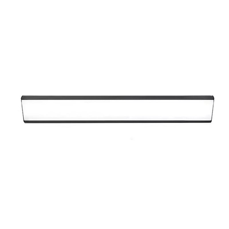 Brecon Square Bar Wall Light, Black White IP65 Waterproof LED Outdoor Sconce for Garage, Patio & Facade