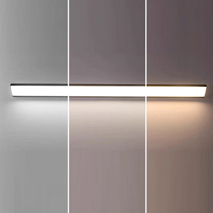 Brecon Square Bar Wall Light, Black White IP65 Waterproof LED Outdoor Sconce for Garage, Patio & Facade