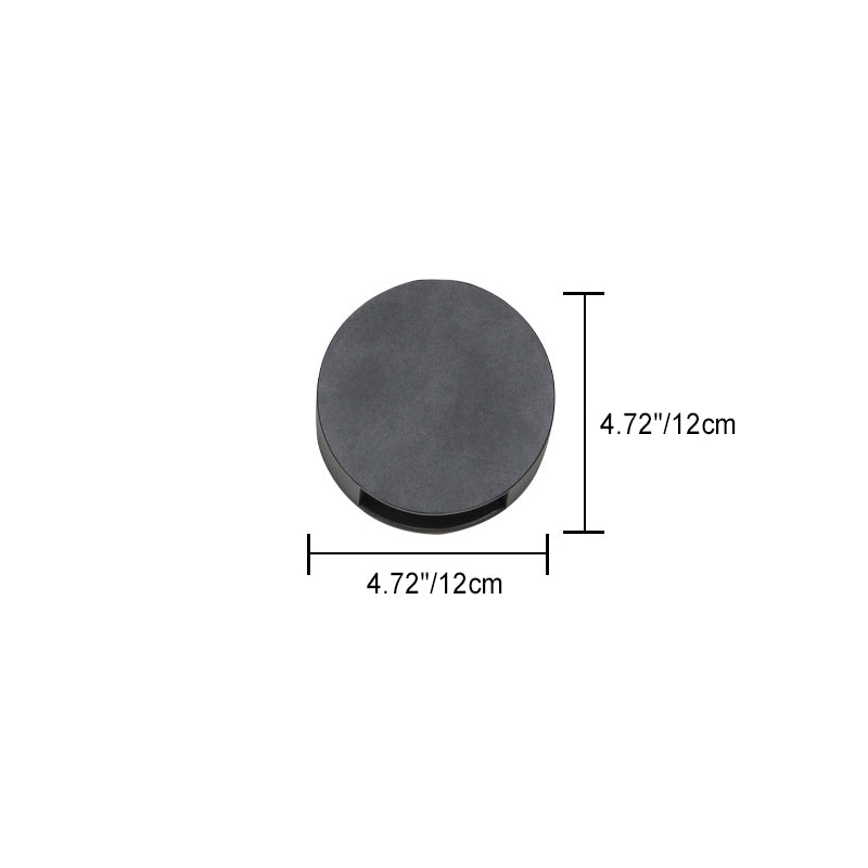 Corbin Square Up Down Light, Black White IP65 Waterproof LED Outdoor Wall Sconce for Modern Facade & Fence