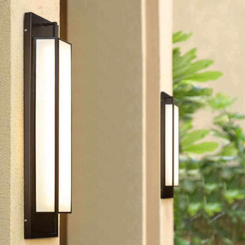 Sandell Dolomite Bollard Light, LED Garden Bollard Path Light for Driveway, Border & Walkway