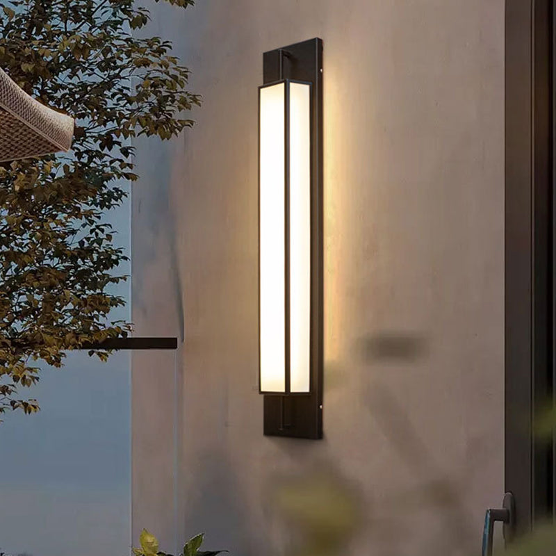 Sandell Dolomite Bollard Light, LED Garden Bollard Path Light for Driveway, Border & Walkway