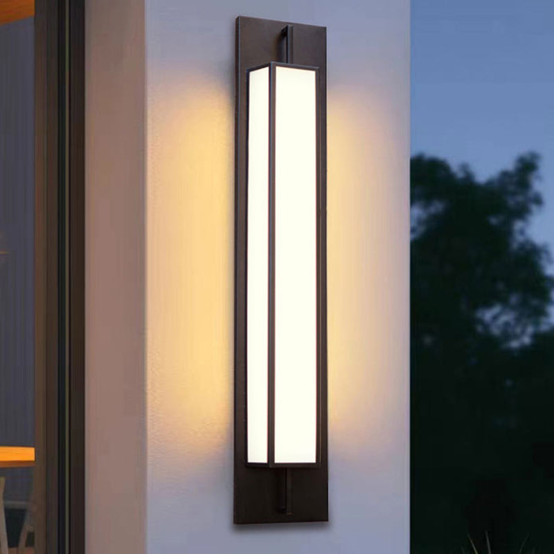 Sandell Dolomite Bollard Light, LED Garden Bollard Path Light for Driveway, Border & Walkway