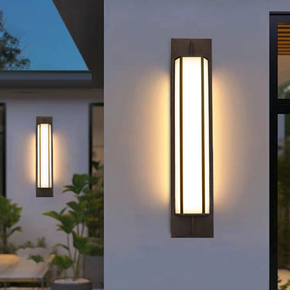 Sandell Dolomite Bollard Light, LED Garden Bollard Path Light for Driveway, Border & Walkway