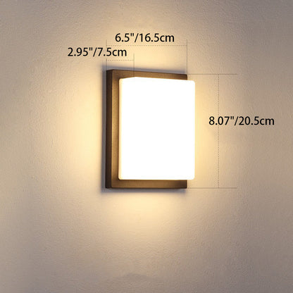Halstead LED Up Down Wall Light, Black IP65 Waterproof LED Outdoor Facade Wash Light for Garage & Driveway