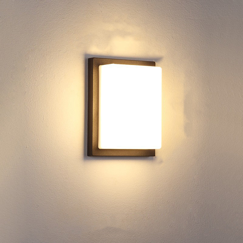 Halstead LED Up Down Wall Light, Black IP65 Waterproof LED Outdoor Facade Wash Light for Garage & Driveway