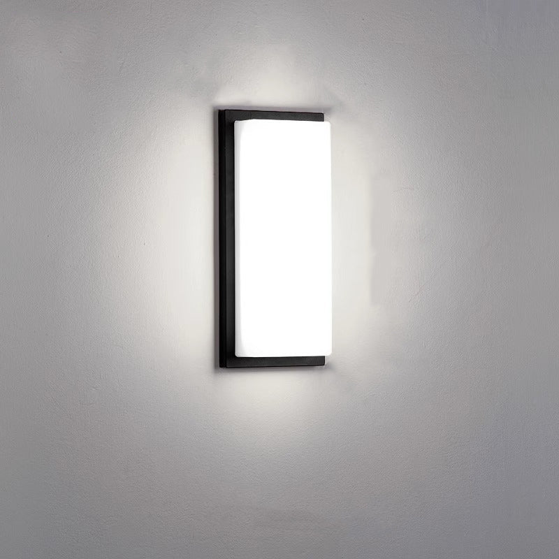 Halstead LED Up Down Wall Light, Black IP65 Waterproof LED Outdoor Facade Wash Light for Garage & Driveway