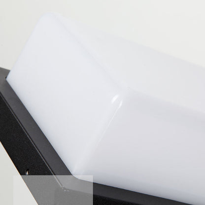 Halstead LED Up Down Wall Light, Black IP65 Waterproof LED Outdoor Facade Wash Light for Garage & Driveway
