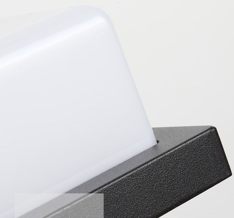 Halstead LED Up Down Wall Light, Black IP65 Waterproof LED Outdoor Facade Wash Light for Garage & Driveway