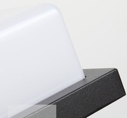 Halstead LED Up Down Wall Light, Black IP65 Waterproof LED Outdoor Facade Wash Light for Garage & Driveway