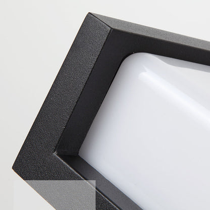 Halstead LED Up Down Wall Light, Black IP65 Waterproof LED Outdoor Facade Wash Light for Garage & Driveway