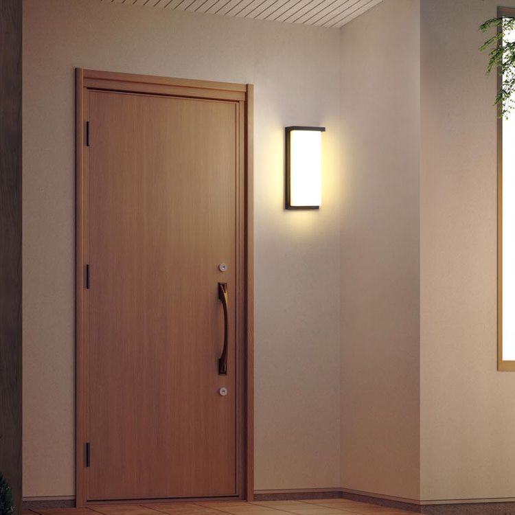 Halstead LED Up Down Wall Light, Black IP65 Waterproof LED Outdoor Facade Wash Light for Garage & Driveway