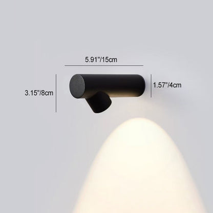 Rowan Bamboo Knot Sconce, Black White IP65 Waterproof LED Outdoor Wall Light for Doorway, Fence & Garden Wall