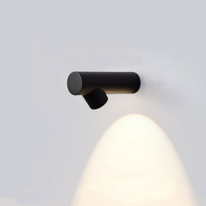 Rowan Bamboo Knot Sconce, Black White IP65 Waterproof LED Outdoor Wall Light for Doorway, Fence & Garden Wall