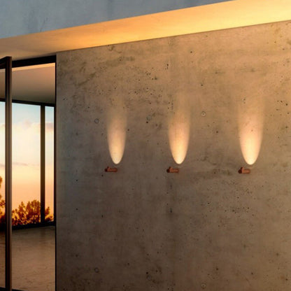 Rowan Bamboo Knot Sconce, Black White IP65 Waterproof LED Outdoor Wall Light for Doorway, Fence & Garden Wall