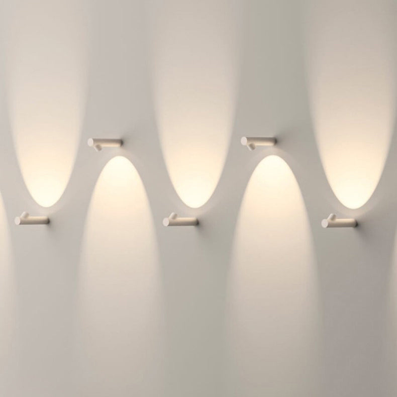 Rowan Bamboo Knot Sconce, Black White IP65 Waterproof LED Outdoor Wall Light for Doorway, Fence & Garden Wall