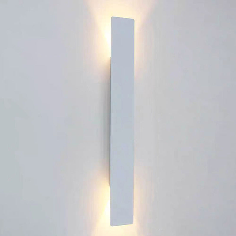 Selby Slim Strip Wall Light, Black IP65 Waterproof LED Outdoor Wall Sconce for Front Door, Fence & Pathway