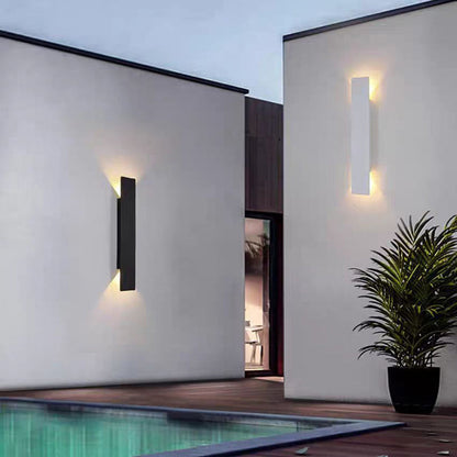 Selby Slim Strip Wall Light, Black IP65 Waterproof LED Outdoor Wall Sconce for Front Door, Fence & Pathway