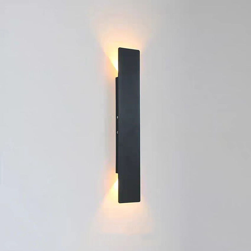 Selby Slim Strip Wall Light, Black IP65 Waterproof LED Outdoor Wall Sconce for Front Door, Fence & Pathway