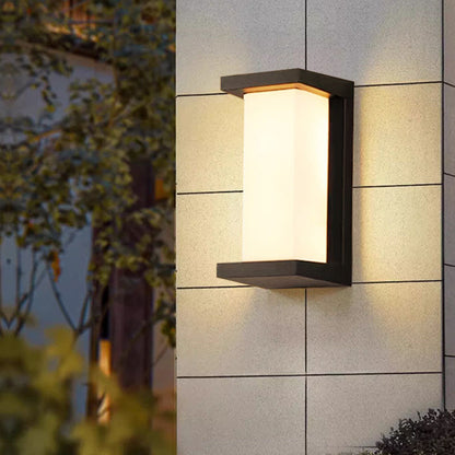 Morley Panel Wall Sconce, IP65 Waterproof LED Outdoor Panel Light for Doorway & Driveway