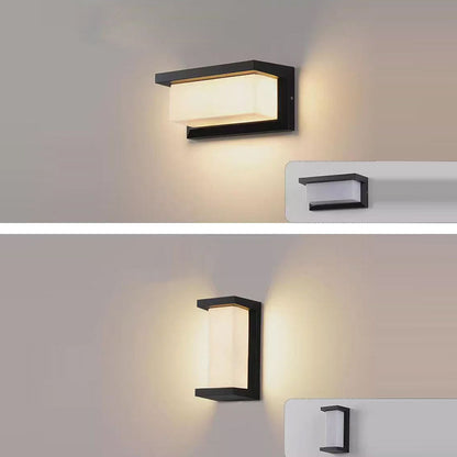 Morley Panel Wall Sconce, IP65 Waterproof LED Outdoor Panel Light for Doorway & Driveway