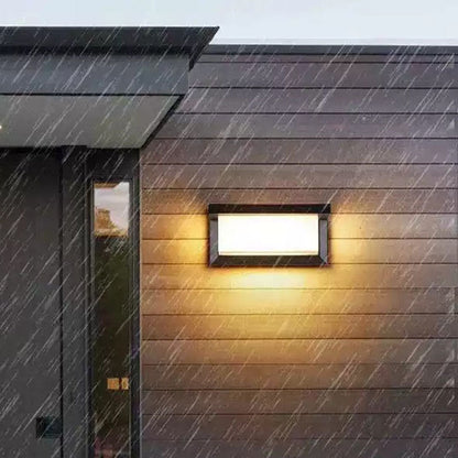 Morley Panel Wall Sconce, IP65 Waterproof LED Outdoor Panel Light for Doorway & Driveway