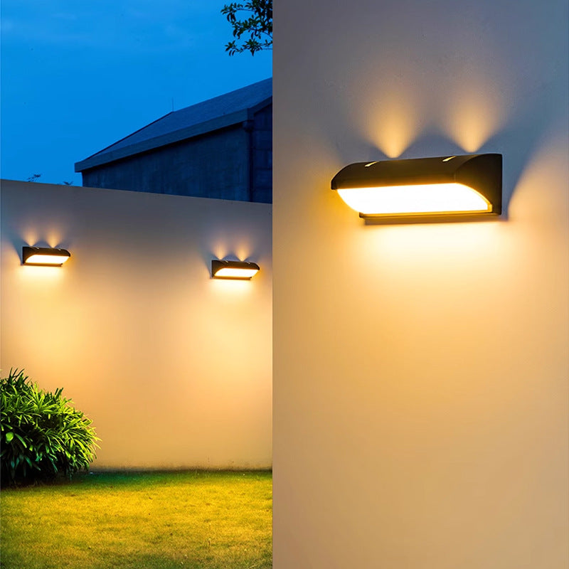 Morley Panel Wall Sconce, IP65 Waterproof LED Outdoor Panel Light for Doorway & Driveway