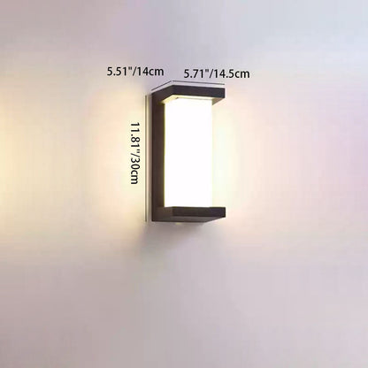 Morley Panel Wall Sconce, IP65 Waterproof LED Outdoor Panel Light for Doorway & Driveway
