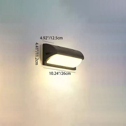 Morley Panel Wall Sconce, IP65 Waterproof LED Outdoor Panel Light for Doorway & Driveway
