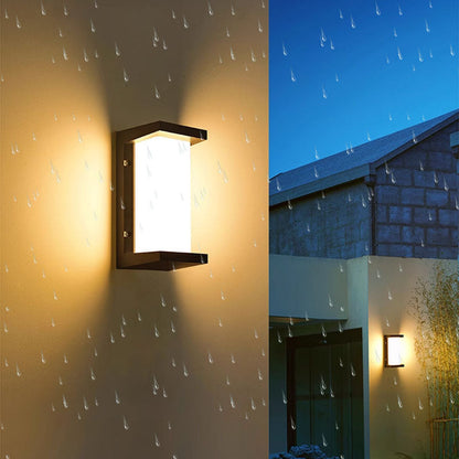 Morley Panel Wall Sconce, IP65 Waterproof LED Outdoor Panel Light for Doorway & Driveway