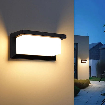 Morley Panel Wall Sconce, IP65 Waterproof LED Outdoor Panel Light for Doorway & Driveway