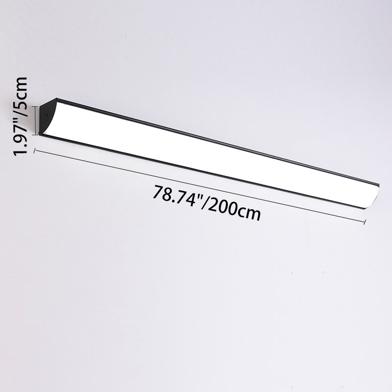 Halden Linear Outdoor Wall Light, Black IP65 Waterproof LED Up Down Wall Sconce for Porch, Patio & Garden Wall