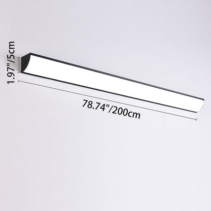 Halden Linear Outdoor Wall Light, Black IP65 Waterproof LED Up Down Wall Sconce for Porch, Patio & Garden Wall