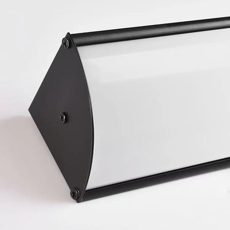 Halden Linear Outdoor Wall Light, Black IP65 Waterproof LED Up Down Wall Sconce for Porch, Patio & Garden Wall