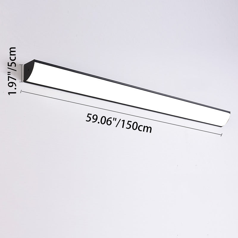 Halden Linear Outdoor Wall Light, Black IP65 Waterproof LED Up Down Wall Sconce for Porch, Patio & Garden Wall