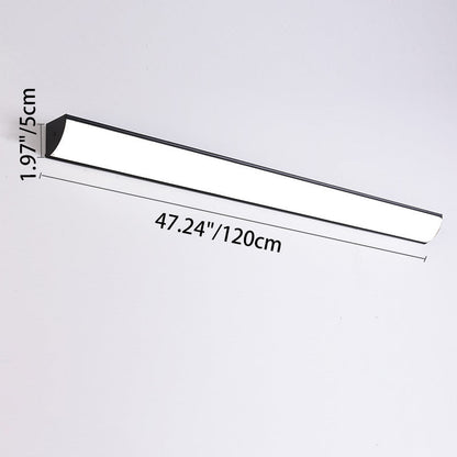 Halden Linear Outdoor Wall Light, Black IP65 Waterproof LED Up Down Wall Sconce for Porch, Patio & Garden Wall