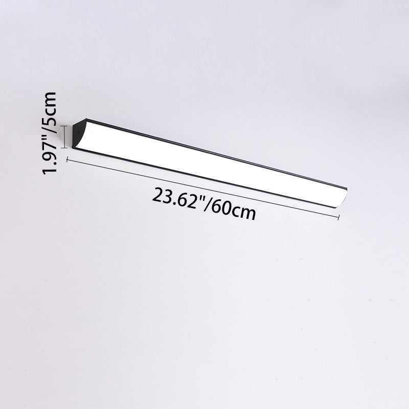 Halden Linear Outdoor Wall Light, Black IP65 Waterproof LED Up Down Wall Sconce for Porch, Patio & Garden Wall